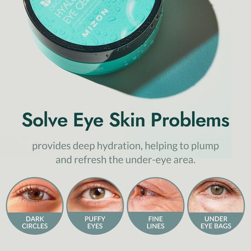 MIZON Triple Hyaluronic Acid Eye Gel Patches - Hydrogel Masks for Deep Hydration & Plumping | 60 Pcs Under-Eye Treatment