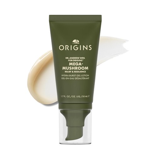 Origins Mega-Mushroom Hydra Burst Moisturizer - Reduces Redness with Niacinamide & Reishi, 1.7 Fl Oz