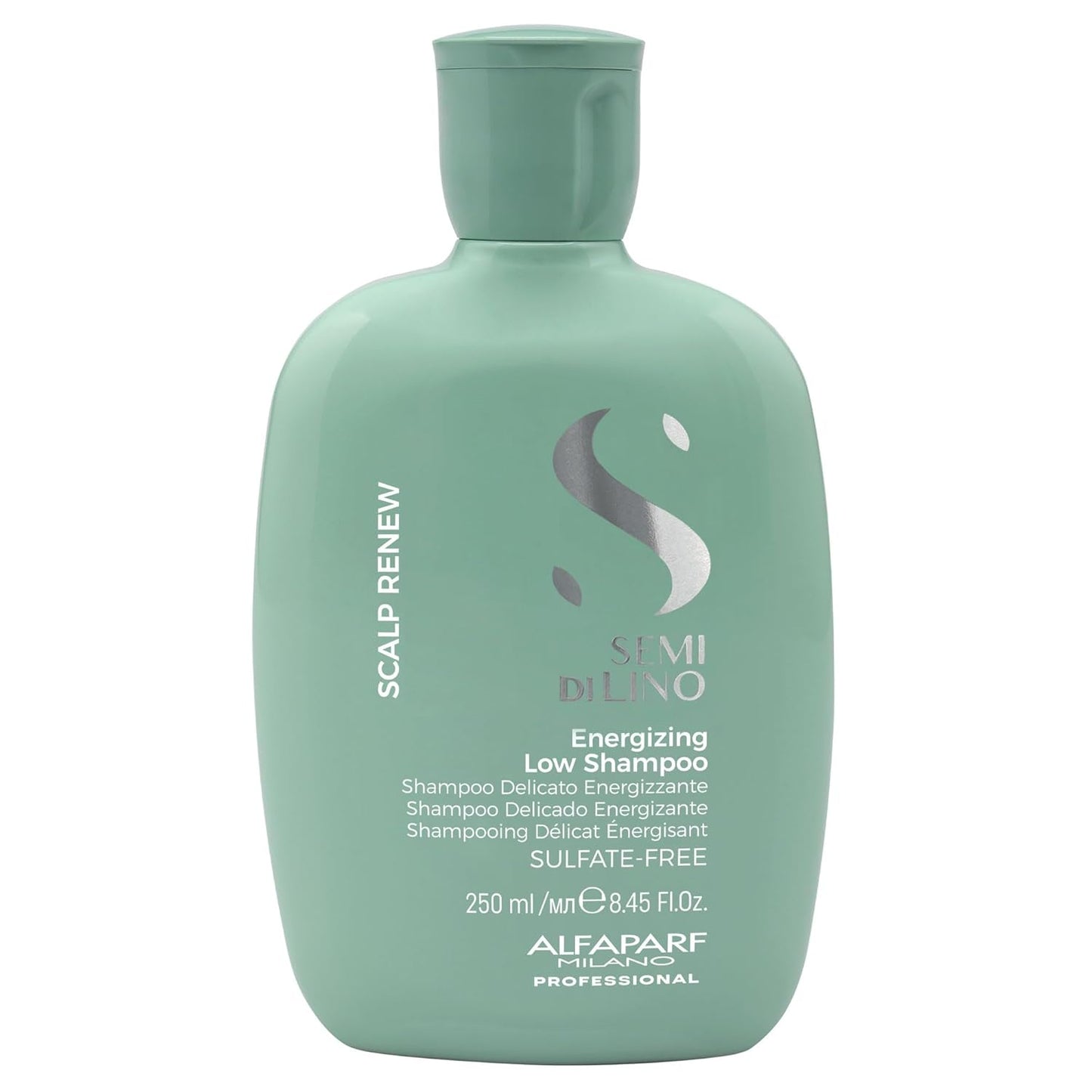Alfaparf Milano Semi Di Lino Scalp Renew Low Shampoo - Sulfate-Free Formula for Thinning Hair - Professional Salon Quality