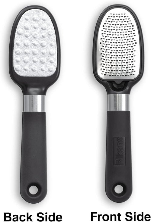 Rikans Foot File - Double-Sided Callus Remover & Dead Skin Scrubber | High-Grade Stainless Steel