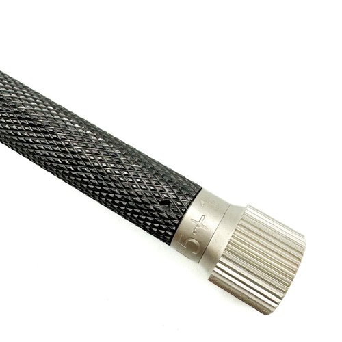 Parker Double Edge Safety Razor - Adjustable Open Comb for Customized Shaving | 5 Blades Included (Graphite Gray)