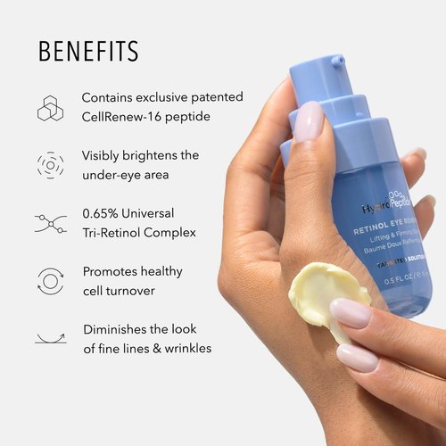 HydroPeptide Retinol Eye Renewal Balm - Lifting & Firming with Tri-Retinol Complex | 0.5 Ounce