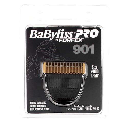 BaBylissPRO FX901 Replacement Blade - Gold Titanium Micro-Serrated Design for Precision Cutting