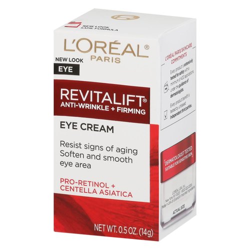 L’Oreal Paris RevitaLift Anti-Wrinkle & Firming Eye Cream - 14g/0.5oz for Youthful Skin