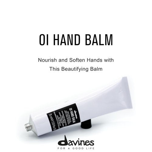 Davines OI Hand Balm - Nourishing Anti-Aging Hand Cream with Antioxidant Roucou Oil | 2.54 Fl Oz