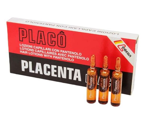 Placenta Placo Hair Loss Treatment - Intensive Care for Thinning Hair | 12 Vials (0.35 oz)