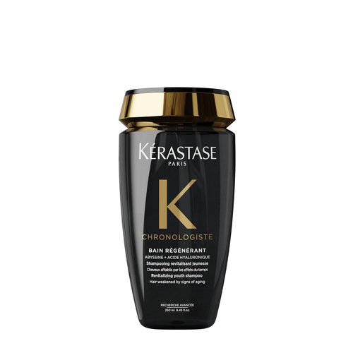 KÉRASTASE Chronologiste Bain Régénérant Shampoo - Revitalizing Anti-Aging Formula for Weakened Hair, 8.5 oz