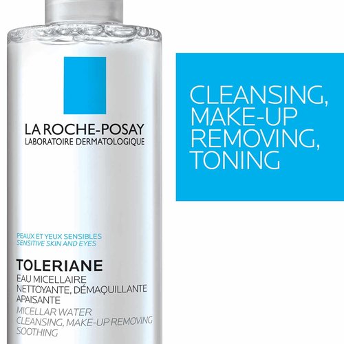 La Roche-Posay Micellar Cleansing Water - Gentle Makeup Remover for Sensitive Skin, Hydrating Toner