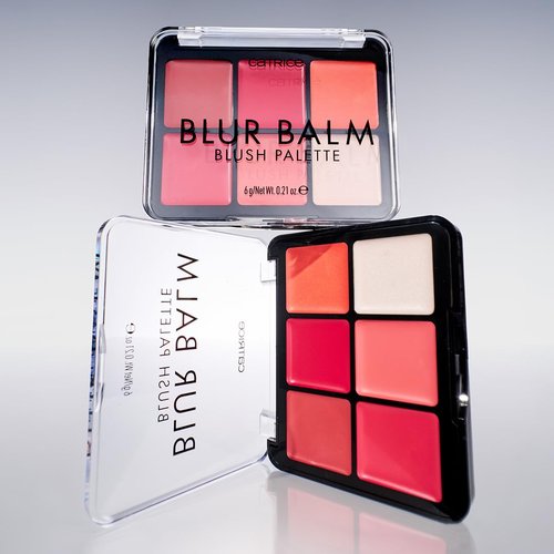 Catrice Blur Balm Blush Palette - 6-in-1 Blurring Flush & Highlighter Makeup | Vegan & Cruelty-Free