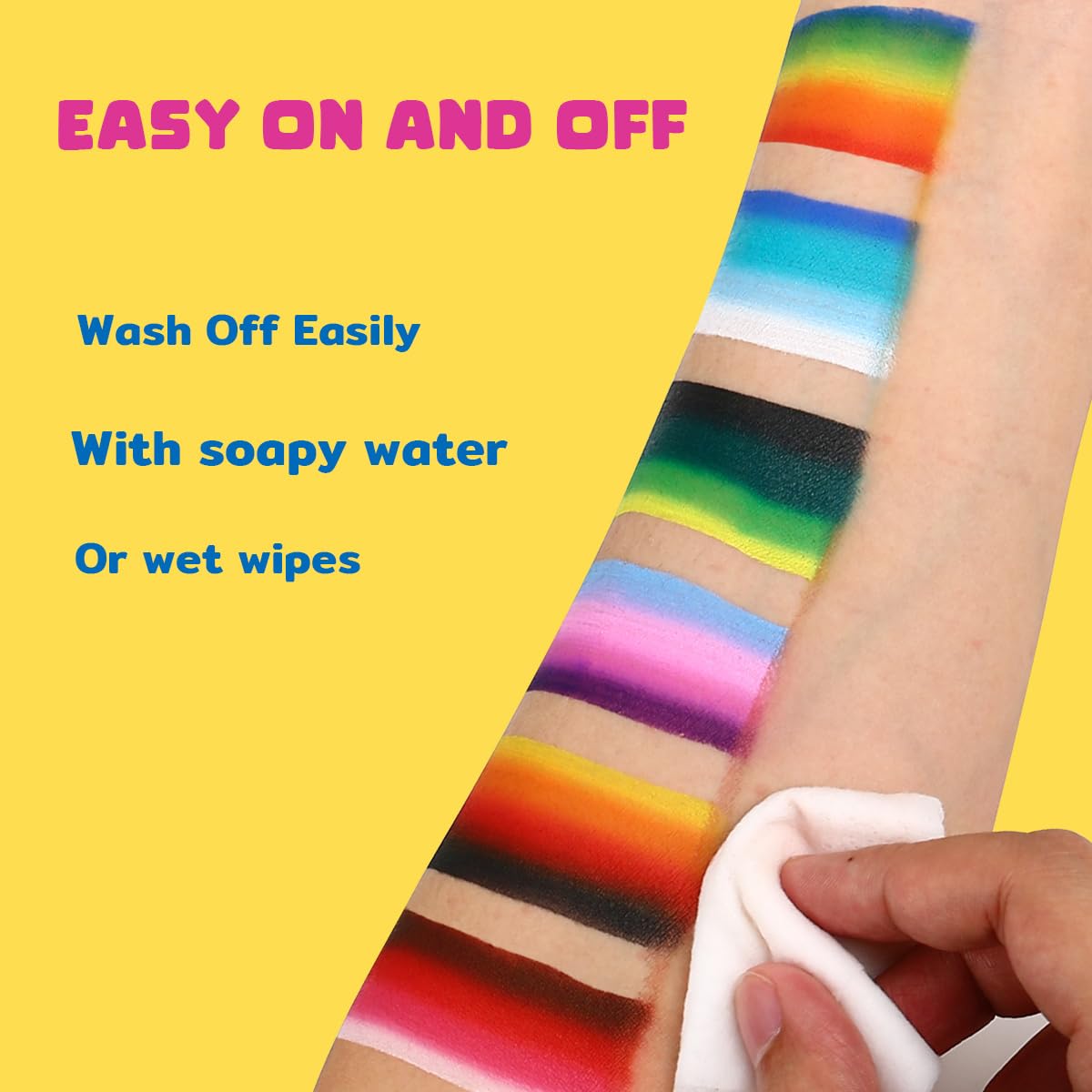 Bowitzki 10g Split Cake Face Paint Professional For Kids Adults One Stroke Split Cake Non Toxic Rainbow Flora Dolphin Unicorn Flame Body Paint Makeup (Puppy)