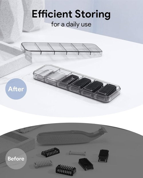Obalde Guide Guards Set - Skin & Body Combs with 1/2/3/5mm Attachments | Hard Case for Pro Series
