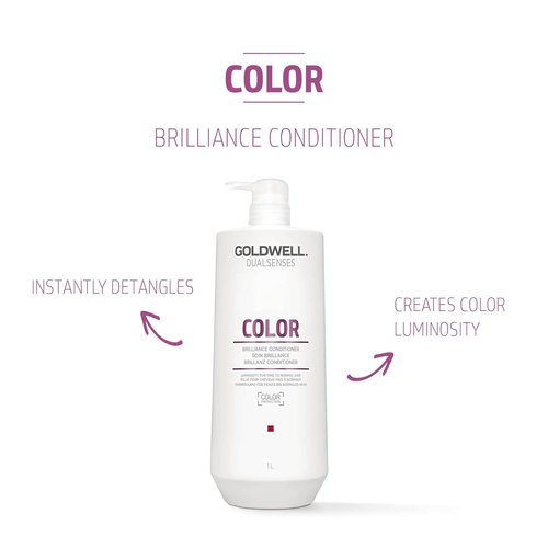Goldwell Dualsenses Color Brilliance Conditioner - 1L for Vibrant, Long-Lasting Color Care
