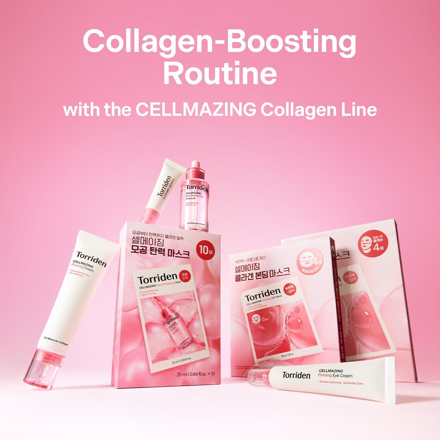 Torriden CELLMAZING Collagen Firming Eye Cream - 30ml | Wrinkle Reduction & Dark Circle Treatment | 5D Collagen Complex, 4R Pure Retinol