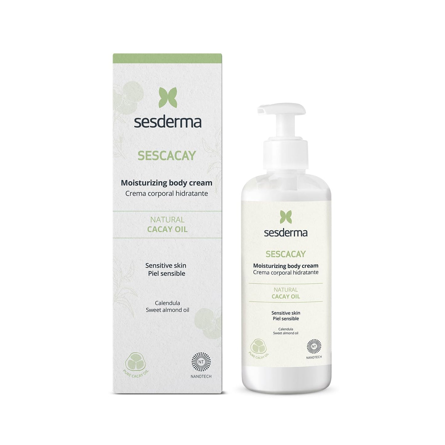 Sesderma SESCACAY Moisturizing Body Cream - Deep Hydration & Nourishment with Cacay Oil | 8.5 fl oz