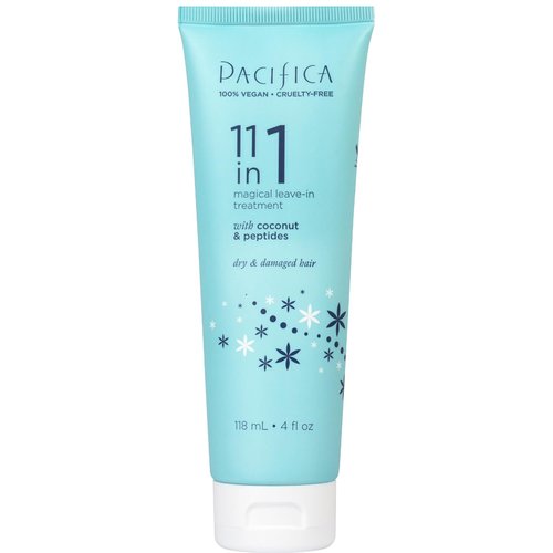 Pacifica Leave In Conditioner - 11-in-1 Magical Hair Treatment for Strengthening & Repairing Damaged Hair - Deep Conditioning, Anti-Frizz, Vegan