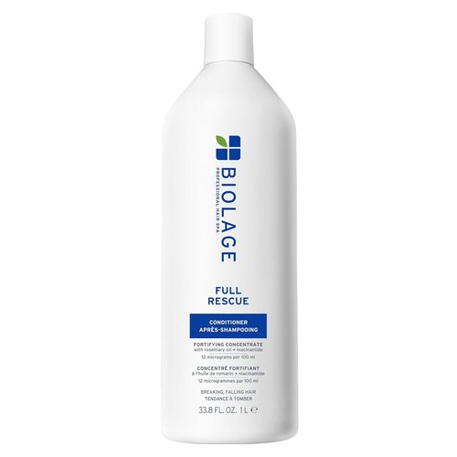 Biolage Full Rescue Conditioner - Strengthens & Fortifies Hair for Fuller Lengths | Rosemary Oil & Niacinamide, Vegan