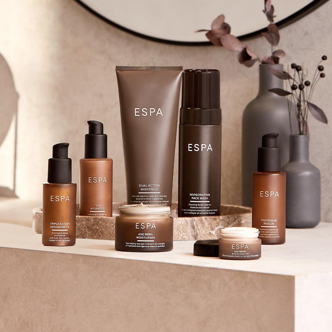 ESPA Hydrator for Men - 50ml Moisturizer with Hyaluronic Acid & Vitamin E for Deep Hydration