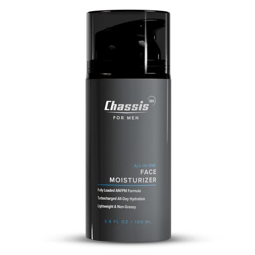 Chassis 360 All-In-One Face Moisturizer - Hydrating Men's Lotion with Vitamin C & Niacinamide - 3.4 Fl Oz