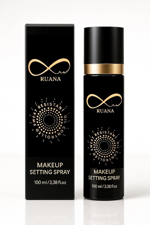 Ruana Makeup Setting Spray - Matte Finish, 16-Hour Hold & Oil Control Mist, 3.38 fl oz