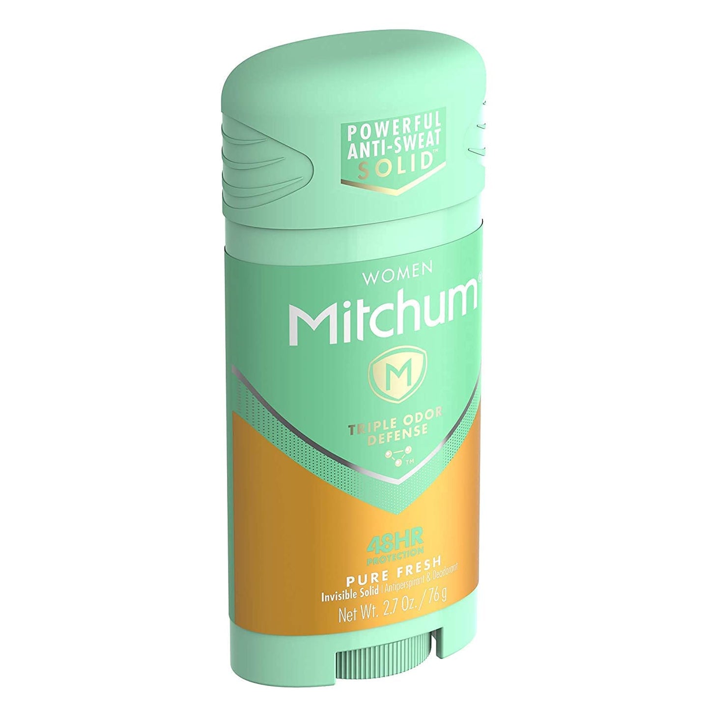 Mitchum For Women Advanced Control Anti-Perspirant Deodorant Invisible Solid Pure Fresh 2.70 oz (Pack of 8)