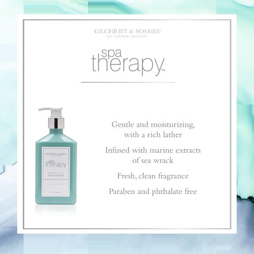 Gilchrist & Soames Spa Therapy Hand Wash - Detoxifying Sea Kelp Formula | 9oz, Paraben-Free, Gentle Cleansing