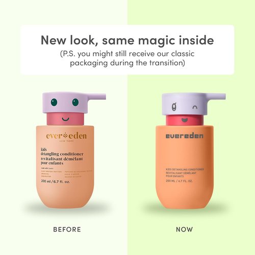 Evereden Kids Conditioner Detangler - Non-Toxic Haircare for Silky Smooth Hair | 6.7 fl oz