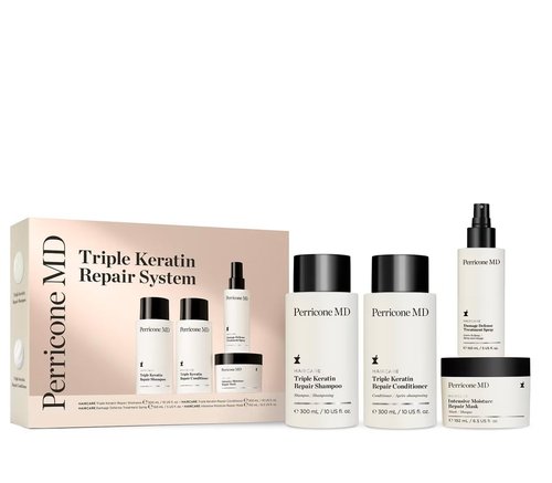 Perricone MD Haircare - Triple Keratin Repair System for Stronger, Healthier Hair - 3-Step Set