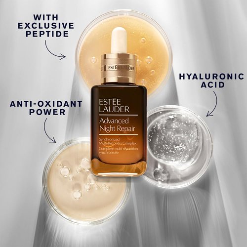 Estée Lauder Advanced Night Repair Set - Hydrating Serum & Eye Gel-Creme Duo with Hyaluronic Acid & Peptides