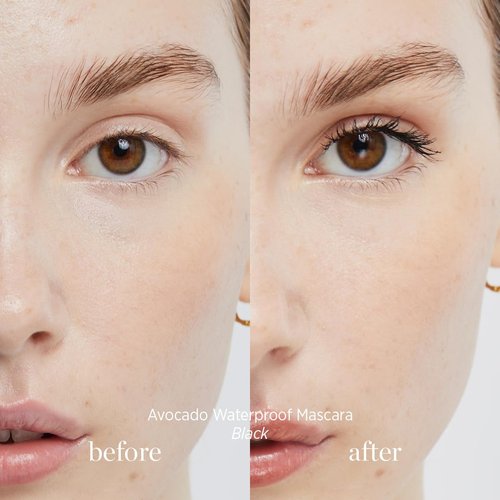 Ere Perez - Avocado Waterproof Mascara | Lengthens & Nourishes Lashes | Vegan & Cruelty-Free | Black, 0.35 oz