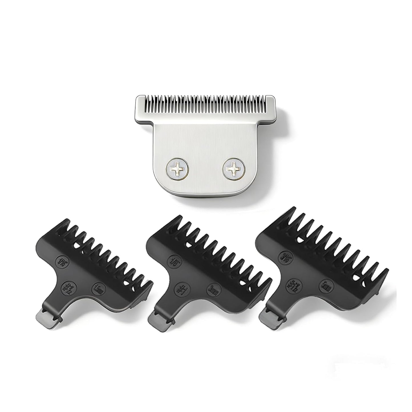 Wahl 40mm Detachable T-Blade - Includes 3 Guard Combs (1.5mm, 3mm, 5mm) for Precision Trimming