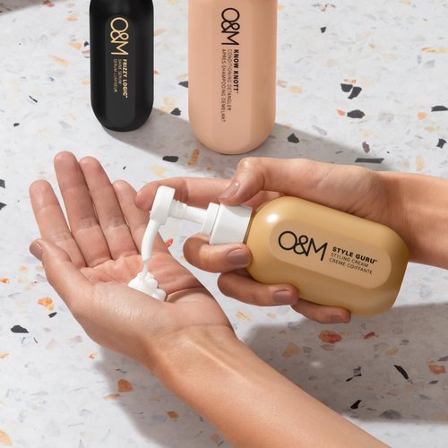 O&M Style Guru Styling Cream - Lightweight Texture for Volume & Shine | Vegan with Macadamia Oil, 150ml