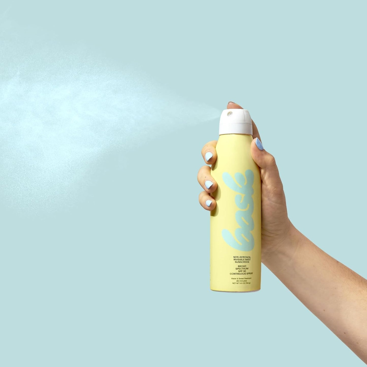 Bask SPF 30 Sunscreen Spray - Non-Aerosol, Lightweight Moisturizer with Broad Spectrum Protection, 5.5 oz
