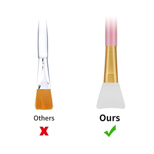 Cuttte Silicone Face Mask Applicators - 4 Pack Flexible Brushes for Mud, Clay & Charcoal Masks