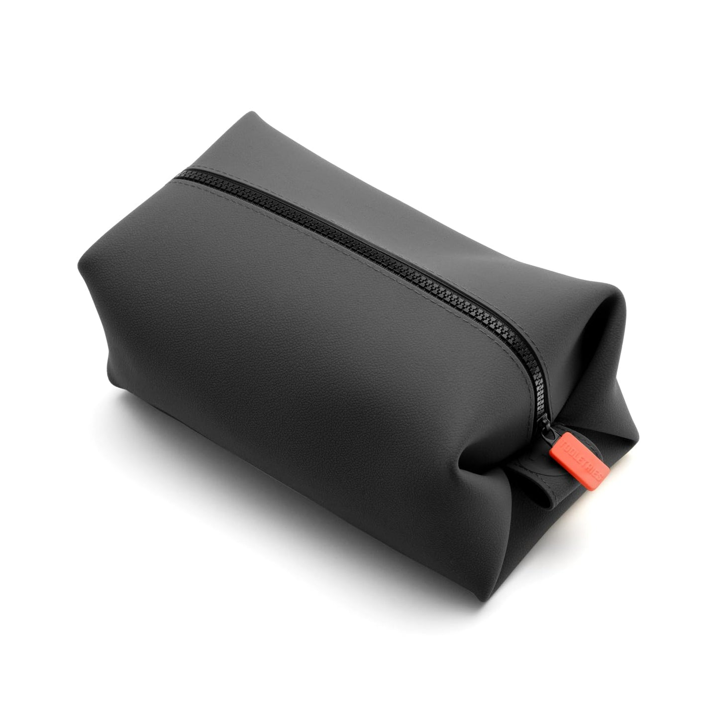 TOOLETRIES Koby Dopp Kit - Silicone Toiletry Organizer | Heavy-Duty, Leak-Resistant Travel Bag - 9" x 4.5" x 4.5" - Charcoal