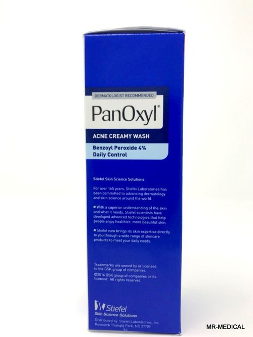 Panoxyl Acne Creamy Wash - Effective 4% Benzoyl Peroxide Formula | 6-Ounce Size