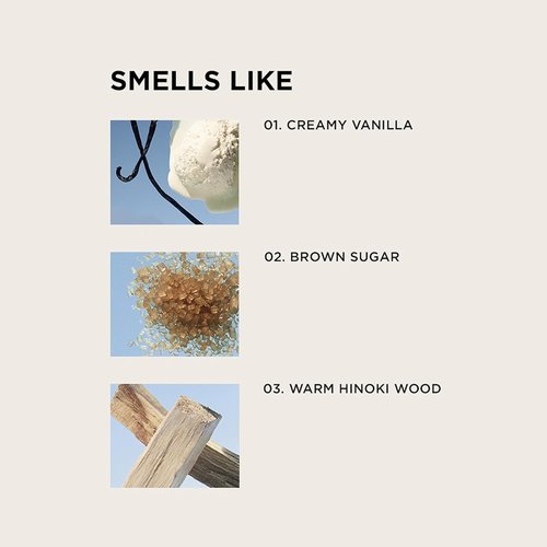 By Rosie Jane Eau De Parfum Spray - Dulce Clean Perfume for Women | Non-Toxic Body Mist with Vanilla & Hinoki Wood (50ml)