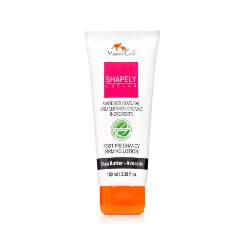 Mommy Care Shapely Post-Pregnancy Firming Lotion - Tightens Skin & Reduces Stretch Marks, 100ml | Vegan & Fast-Absorbing