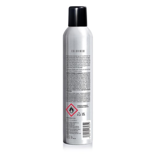 COLOR WOW Firm + Flexible Hairspray - Lightweight, Humidity-Resistant Spray with All-Day Hold | Heat & UV Protection