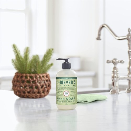 Mrs. MEYER'S CLEAN DAY Liquid Hand Soap Variety Pack Scent, 33 OZ Refill + 12.5 OZ, 1 CT (Iowa Pine)