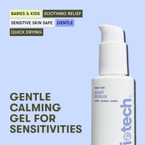 BRIOTECH Babies & Kids Skin Serum, Hypochlorous Acid Skin Management Gel, Pure HOCl, Vegan, Soothe Redness & Bumps, Support Against Diaper Irritation, Quick Dry, 2 fl oz (2 Pack)