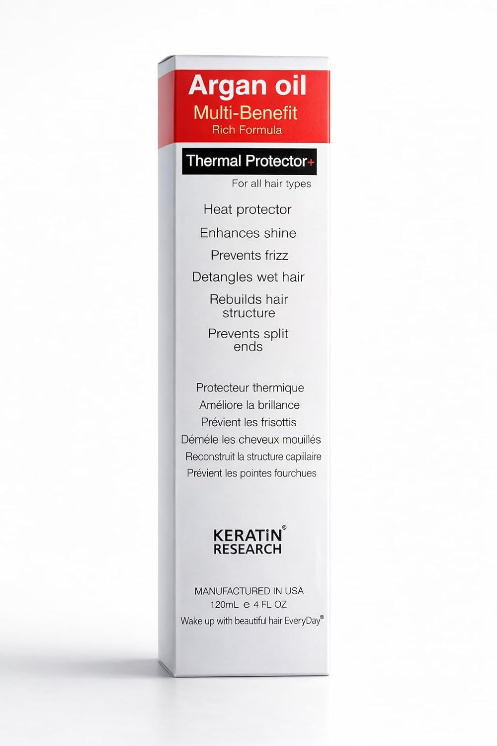 Skiennix Thermal Hair Protector Spray - Enhances Shine, Eliminates Frizz & Detangles | Heat Activated Formula