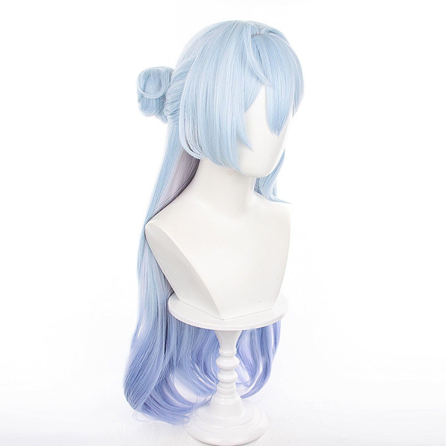 XiongXiongLe Robin Cosplay Wig Honkai Star Rail Robin Long Straight Sky Blue Hair Wigs for Adult Women Cos Anime Game Party Halloween Christmas(Robin)