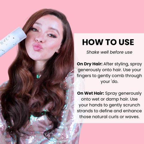 FoxyBae Volumizing Hair Spray for Women - Flexible Hold & Frizz Control - 8 Fl Oz
