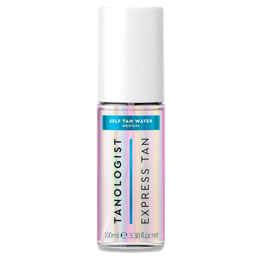 Tanologist Medium Mini Self Tan Water - Streak-Free Tanning Mist | Travel Size, Natural Bronze, 3.38 fl. oz