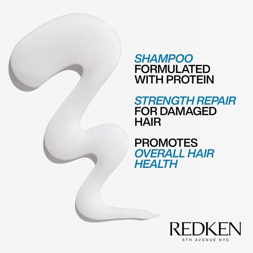 Redken Extreme Shampoo - Strengthen & Repair Damaged Hair | Protein-Infused Formula