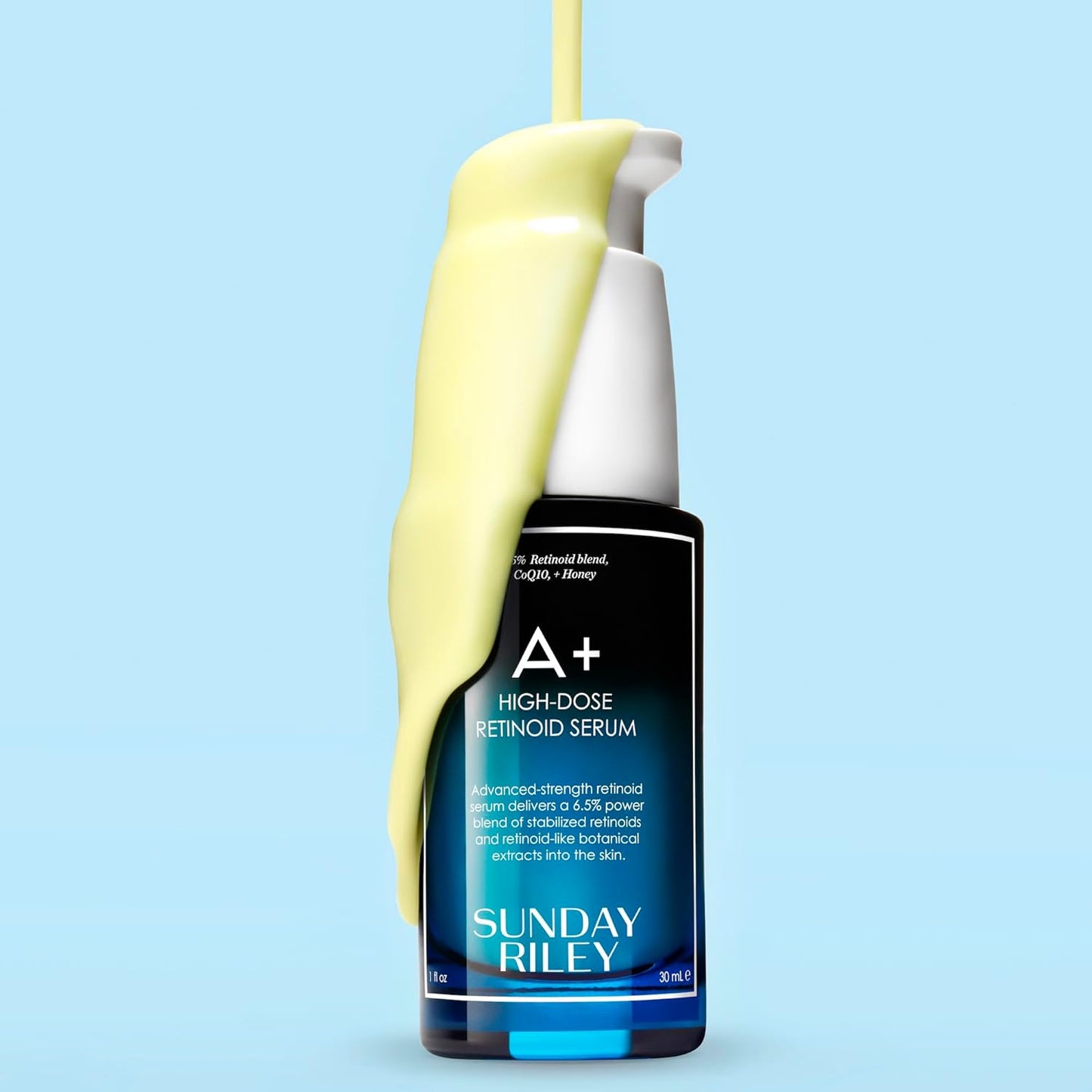 Sunday Riley A+ High-Dose Retinol Serum - Powerful Anti-Aging Treatment for Youthful Skin