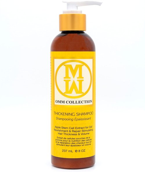 OMM Collection Hair Thickening Shampoo - All Natural Formula | 240ml for Fuller Hair