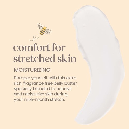 Burt's Bees Mama Belly Butter - Stretch Mark Cream for Pregnancy & Postnatal Care | 6.5 Oz (Pack of 3)