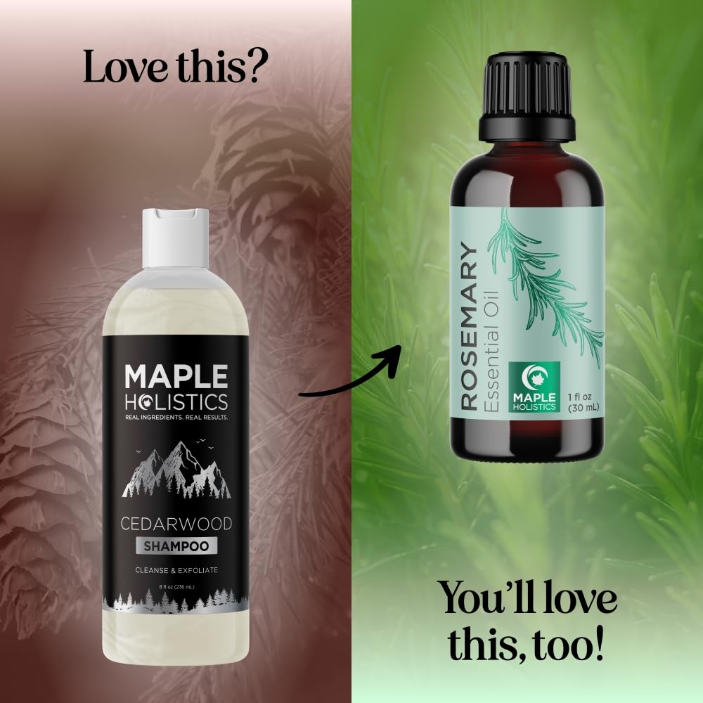 Skiennix Cleansing Shampoo | Dry Scalp Care with Cedarwood & Rosemary | Deep Clarifying Formula for Flaky Scalp