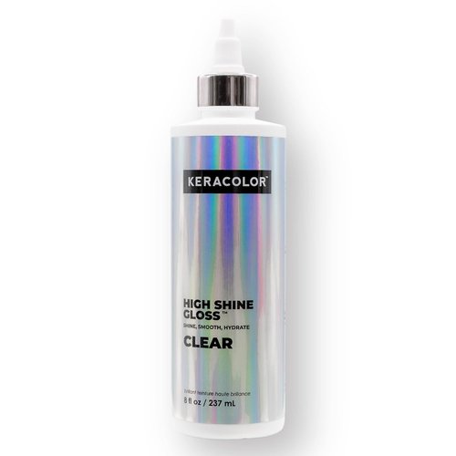 Keracolor High Shine Clear Hair Gloss - In-Shower Glaze for Ultimate Smoothness & Shine | 8 Fl Oz